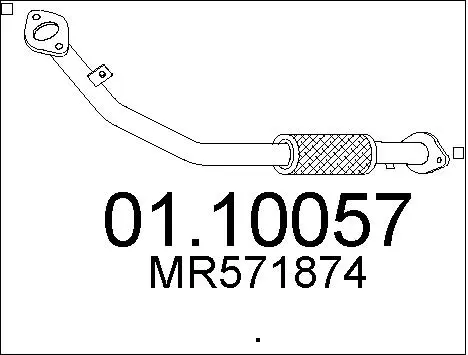 Išleidimo kolektorius MTS 01.10057