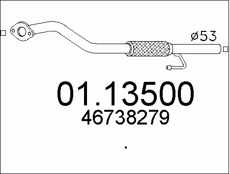 Išleidimo kolektorius MTS 01.13500