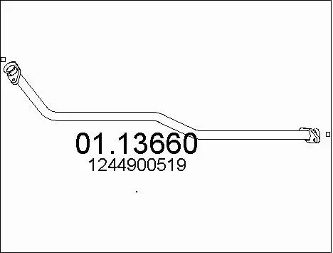 Išleidimo kolektorius MTS 01.13660