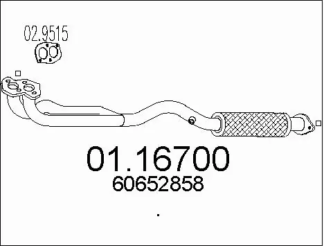 Išleidimo kolektorius MTS 01.16700