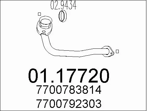 Išleidimo kolektorius MTS 01.17720