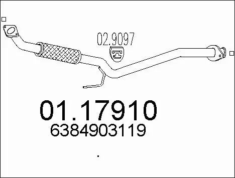 Išleidimo kolektorius MTS 01.17910