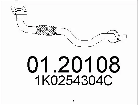 Išleidimo kolektorius MTS 01.20108