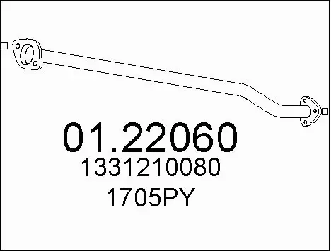 Išleidimo kolektorius MTS 01.22060