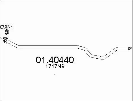 Išleidimo kolektorius MTS 01.40440