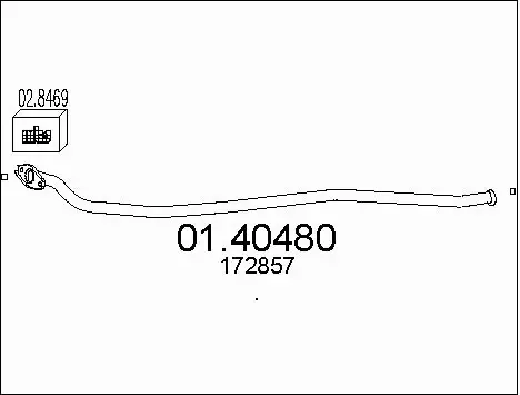 Išleidimo kolektorius MTS 01.40480