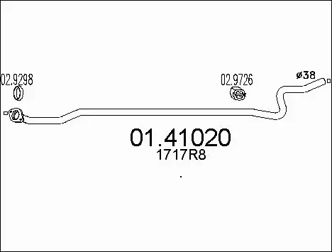 Išleidimo kolektorius MTS 01.41020