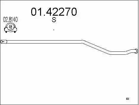 Išleidimo kolektorius MTS 01.42270