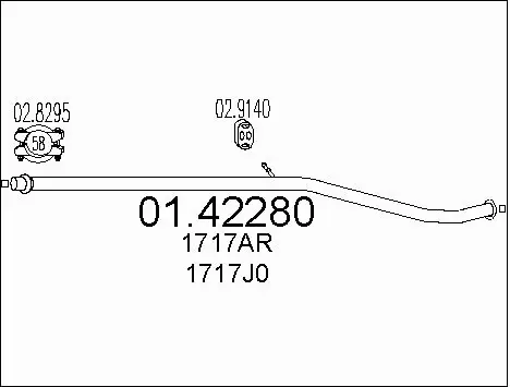 Išleidimo kolektorius MTS 01.42280