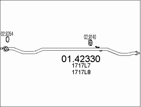 Išleidimo kolektorius MTS 01.42330