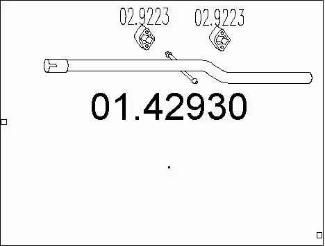 Išleidimo kolektorius MTS 01.42930