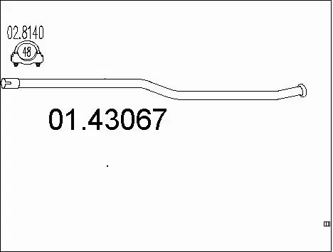 Išleidimo kolektorius MTS 01.43067