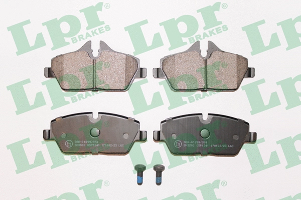 Diskinių stabdžių trinkelių rinkinys LPR 05P1241