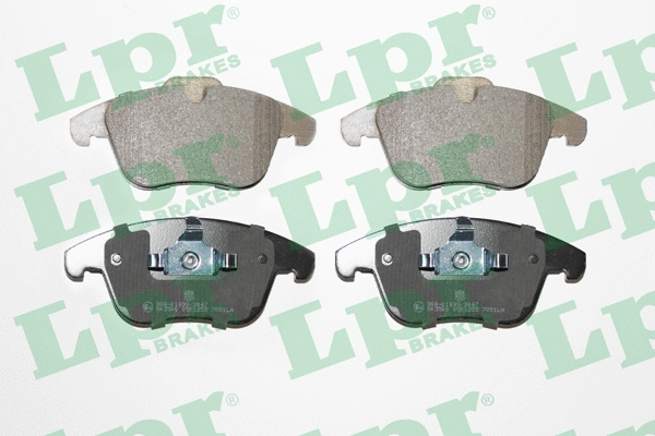 Diskinių stabdžių trinkelių rinkinys LPR 05P1255