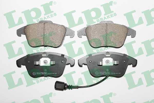 Diskinių stabdžių trinkelių rinkinys LPR 05P1392