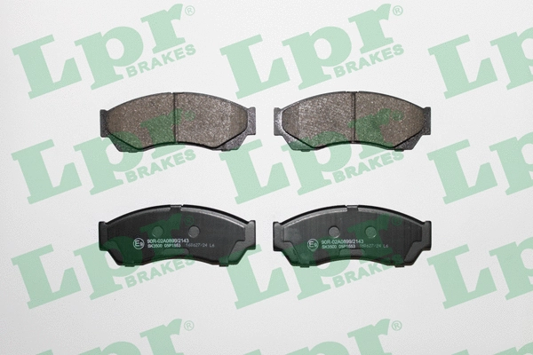 Diskinių stabdžių trinkelių rinkinys LPR 05P1553
