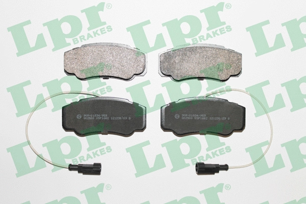 Diskinių stabdžių trinkelių rinkinys LPR 05P1662