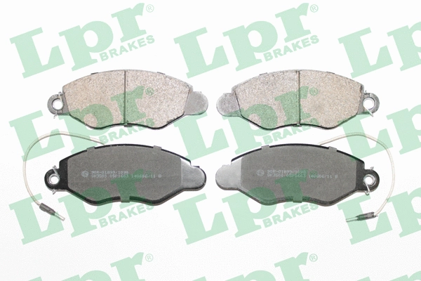 Diskinių stabdžių trinkelių rinkinys LPR 05P1663