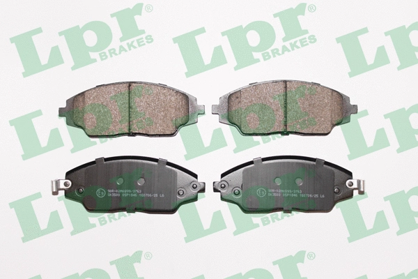 Diskinių stabdžių trinkelių rinkinys LPR 05P1846
