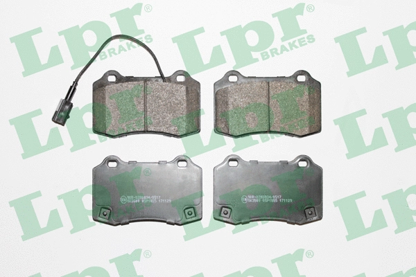 Diskinių stabdžių trinkelių rinkinys LPR 05P1855