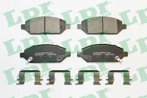 Diskinių stabdžių trinkelių rinkinys LPR 05P2050K
