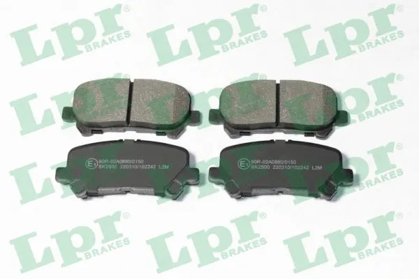 Diskinių stabdžių trinkelių rinkinys LPR 05P2242