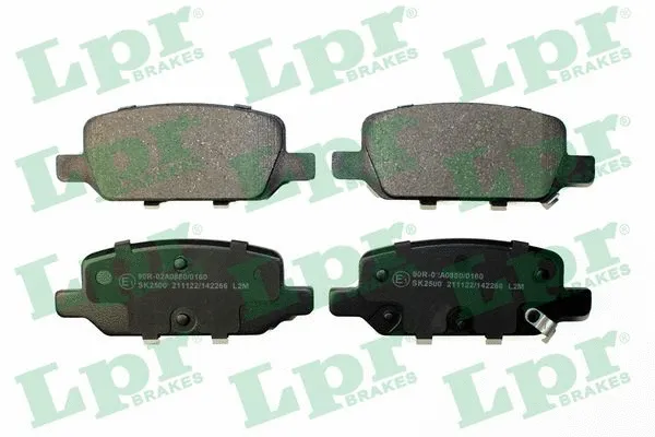Diskinių stabdžių trinkelių rinkinys LPR 05P2266