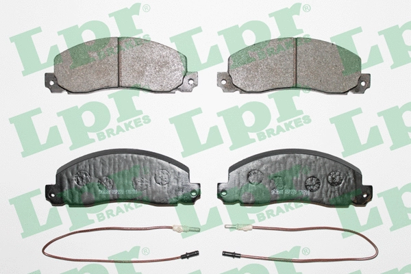 Diskinių stabdžių trinkelių rinkinys LPR 05P278