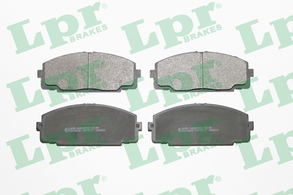 Diskinių stabdžių trinkelių rinkinys LPR 05P577