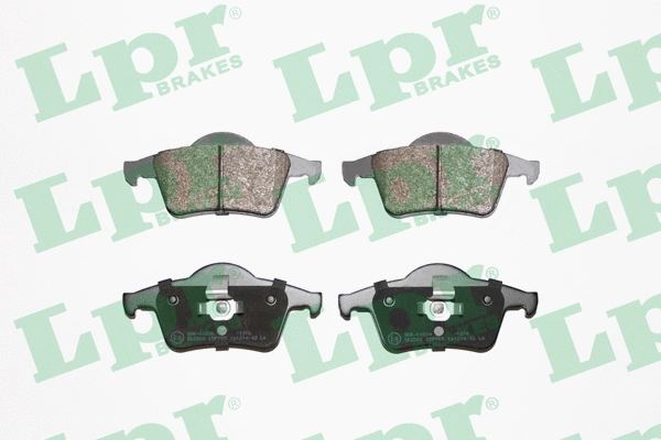 Diskinių stabdžių trinkelių rinkinys LPR 05P705