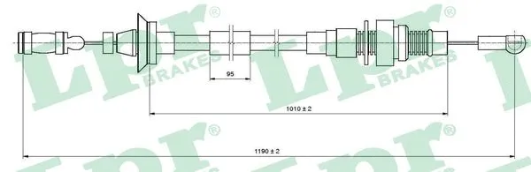 Akceleratoriaus trosas LPR C0005A