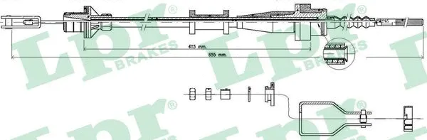 Sankabos trosas LPR C0114C