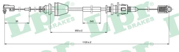 Akceleratoriaus trosas LPR C0146A