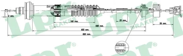 Sankabos trosas LPR C0153C