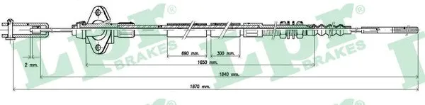 Sankabos trosas LPR C0234C