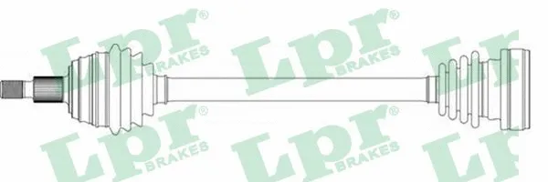 Kardaninis velenas LPR DS14138