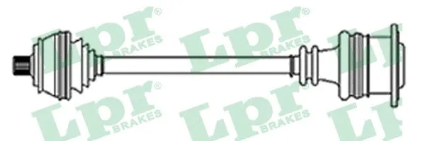 Kardaninis velenas LPR DS14221