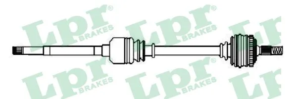 Kardaninis velenas LPR DS15040