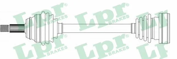 Kardaninis velenas LPR DS51050