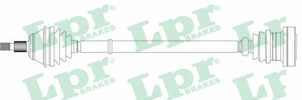 Kardaninis velenas LPR DS51080