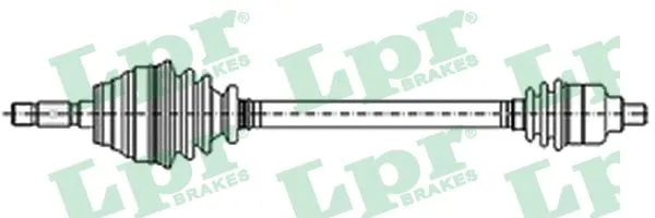 Kardaninis velenas LPR DS52057