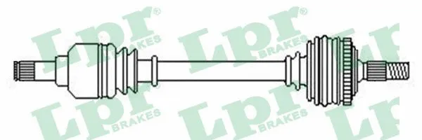 Kardaninis velenas LPR DS52450