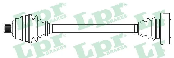 Kardaninis velenas LPR DS52632