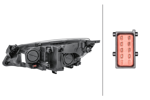 Priekinis žibintas HELLA 1EG 010 011-321