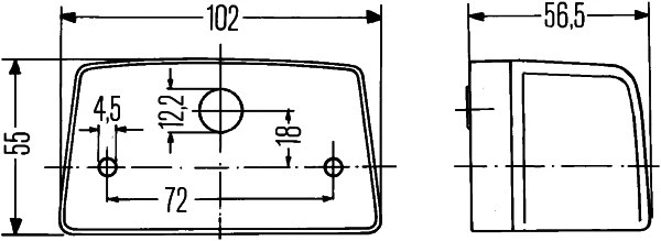Valstybinio numerio apšvietimas HELLA 2KA 998 523-001
