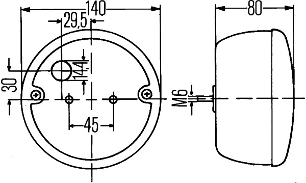 Kombinuotas galinis žibintas HELLA 2SD 001 685-231