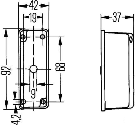 Gabaritų lemputė HELLA 2XS 005 020-001