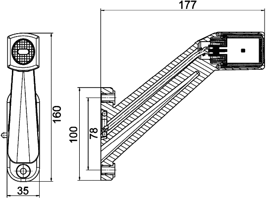 Gabaritų lemputė HELLA 2XS 011 744-111