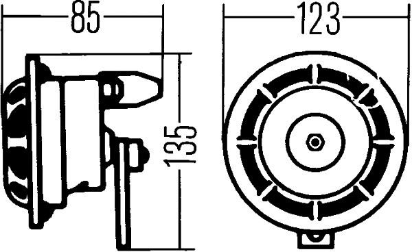 Garsinis signalas HELLA 3AG 003 399-801
