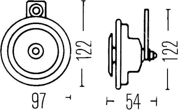 Garsinis signalas HELLA 3AL 002 952-811